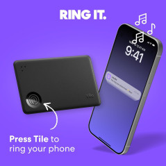 Tile by Life360 Slim - Bluetooth Tracker & Wallet Finder for Phones