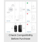 DESLOC B200 Smart Door Lock - Keyless, Fingerprint, App Control, Touchscreen Keypad, BHMA Grade 3, 12-Month Battery