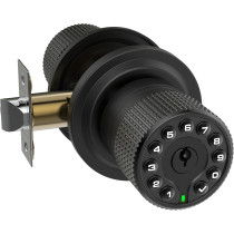 Serrure Intelligente Clavier 50 Codes Étanche Noir Mat Mat