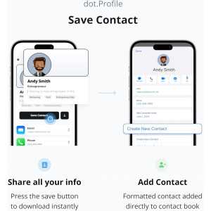 dot. Band Digital Business Card Wristband – Tap Compatible iPhone & Android