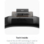 dot. Band Digital Business Card Wristband - Tap to Share Info, Compatible with iPhone & Android (Black)
