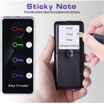 Reyke Key Finder : Localisateur RF 131ft, 4 Récepteurs, 80dB+