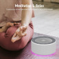 Kipcush Tibetan Meditation Bowl Sound Machine - 7 Singing Bowls for Yoga, Meditation, Chakra Healing & Stress Relief