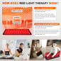 Red Light Therapy Pad 24x12 with Timer & Remote, 660nm & 850nm Infrared for Body, Knee, Shoulder, Back Red Light Therapy Pad 24x12 with Timer & Remote, 660nm & 850nm Infrared for Body, Knee, Shoulder, Back
