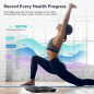 Digital Posture & Body Composition Scale, Smart BMI Weight Monitor, Syncs with Apps, 400lbs Capacity - Black