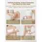 Lymphatic Drainage Massager & Anti-Cellulite Body Sculpting Tool with Microcurrent, Light, Heat & Vibration