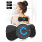 Tens Black Unit avec 2 électrodes, Appareil de massage EMS microcourant, stimulateur musculaire multifonction Tens Black Unit avec 2 électrodes, Appareil de massage EMS microcourant, stimulateur musculaire multifonction