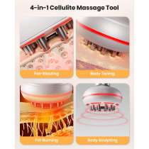 4-in-1 Lymphatic Drainage Massager for Cellulite, Stretch Marks & Body Sculpting