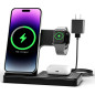 3-in-1 Wireless Charger Stand for iPhone 17-11, Apple Watch Series 2-10, AirPods 4/3/Pro Charging Station 3-in-1 Wireless Charger Stand for iPhone 17-11, Apple Watch Series 2-10, AirPods 4/3/Pro Charging Station