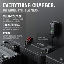 NOCO GENIUS1 1A 6V/12V Smart Battery Charger with Overcharge Protection