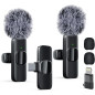 Professional Wireless Lavalier Microphone for iPhone iPad, Noise Reduction, Plug & Play for Interviews & Vlogs Professional Wireless Lavalier Microphone for iPhone iPad, Noise Reduction, Plug & Play for Interviews & Vlogs