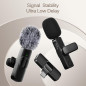 Professional Wireless Lavalier Microphone for iPhone iPad, Noise Reduction, Plug & Play for Interviews & Vlogs Professional Wireless Lavalier Microphone for iPhone iPad, Noise Reduction, Plug & Play for Interviews & Vlogs