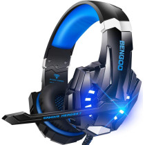 BENGOO G9000 Gaming Headset – 7.1 Surround, Noise Cancelling Mic & LED