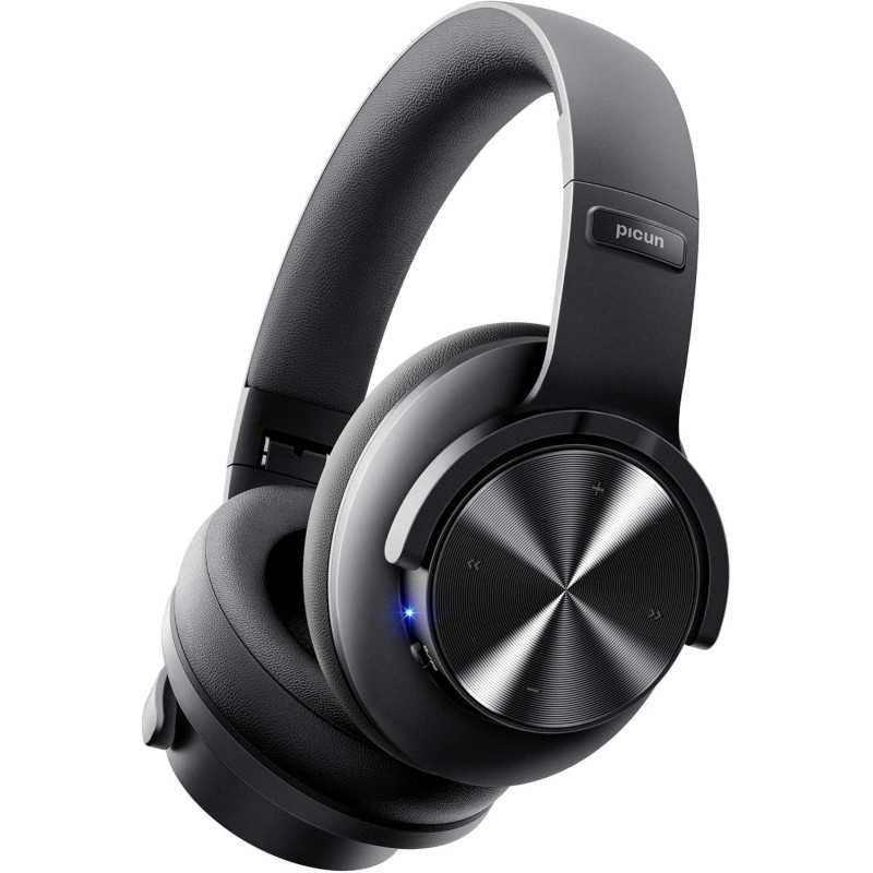 Picun B8 Wireless Bluetooth Headphones – 120H Playtime, Low Latency, Hands-Free