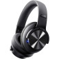 Picun B8 Wireless Bluetooth Over-Ear Headphones, 120H Playtime, 3 EQ Modes, Low Latency, Hands-Free Calls - Black