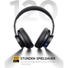 Picun B8 Wireless Bluetooth Headphones – 120H Playtime, Low Latency, Hands-Free