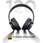 Picun B8 Wireless Bluetooth Over-Ear Headphones, 120H Playtime, 3 EQ Modes, Low Latency, Hands-Free Calls - Black