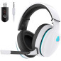 Gtheos 2.4GHz Wireless Gaming Headset for PS5/PS4/PC/Nintendo Switch, Noise Canceling Mic, 40+Hr Battery - White Gtheos 2.4GHz Wireless Gaming Headset for PS5/PS4/PC/Nintendo Switch, Noise Canceling Mic, 40+Hr Battery - White