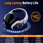 Casque Gaming Sans Fil Ozeino 2.4GHz USB & Type-C avec Micro Flip, 40h Autonomie, PC/PS5/PS4/Switch Casque Gaming Sans Fil Ozeino 2.4GHz USB & Type-C avec Micro Flip, 40h Autonomie, PC/PS5/PS4/Switch