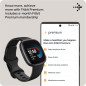 Fitbit Versa 4 Smartwatch with GPS, Heart Rate, 40+ Exercises, Sleep Tracking, Black/Graphite, S & L Bands Fitbit Versa 4 Smartwatch with GPS, Heart Rate, 40+ Exercises, Sleep Tracking, Black/Graphite, S & L Bands