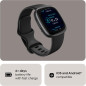 Fitbit Versa 4 Montre Connectée Fitness GPS, Cardio 24/7, Suivi Sommeil, 40+ Modes Sport, Noir Fitbit Versa 4 Montre Connectée Fitness GPS, Cardio 24/7, Suivi Sommeil, 40+ Modes Sport, Noir