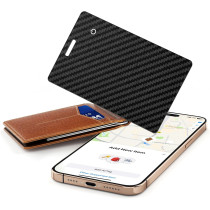 Apple MFi Wallet Tracker Card with Find My, GPS, Bluetooth, IP68 Waterproof