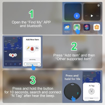 Pack 4 Tracker Bluetooth Smart Tag Localisateur pour Clés