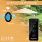 Lost Remote Finder avec lumière LED, portée 40m, 4 étiquettes, localisateur de clés sonore et porte-clés Lost Remote Finder avec lumière LED, portée 40m, 4 étiquettes, localisateur de clés sonore et porte-clés