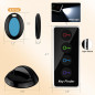 Lost Remote Finder avec lumière LED, portée 40m, 4 étiquettes, localisateur de clés sonore et porte-clés Lost Remote Finder avec lumière LED, portée 40m, 4 étiquettes, localisateur de clés sonore et porte-clés