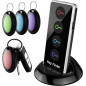 Lost Remote Finder with LED Light, 131ft Range Key Tracker & 4 Remote Tags – Keychain Locator Making Noise Lost Remote Finder with LED Light, 131ft Range Key Tracker & 4 Remote Tags – Keychain Locator Making Noise