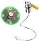 ONXE LED USB Clock Fan with Real-Time Display, Perfect Christmas & Father's Day Gadget, 1-Year Warranty