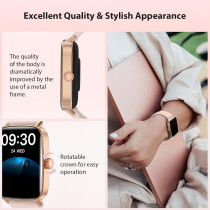 Smart Watch for Women 2025, 1.85 HD Fitness Tracker, Call/Answer, 110+ Sports, Sleep Monitor, IP68, 2 Bands
