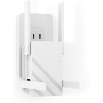2025 Répéteur WiFi 1.2Gbps Dual Band 5GHz/2.4GHz, Jusqu'à 12880 pi², Port Ethernet, 100+ appareils connectés