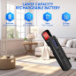 Upgraded AI Hidden Camera & GPS Tracker Detector, RF WiFi Signal Scanner, 4 Modes, Rechargeable - Black Upgraded AI Hidden Camera & GPS Tracker Detector, RF WiFi Signal Scanner, 4 Modes, Rechargeable - Black