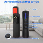 Upgraded AI Hidden Camera & GPS Tracker Detector, RF WiFi Signal Scanner, 4 Modes, Rechargeable - Black Upgraded AI Hidden Camera & GPS Tracker Detector, RF WiFi Signal Scanner, 4 Modes, Rechargeable - Black