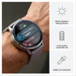 Garmin Venu 4 45mm GPS Smartwatch, Health & Fitness, Bright Display, Flashlight, 12-Day Battery, Slate/Black Band