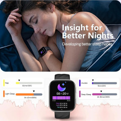 MorePro Tracker Santé 24/7 : Coeur, Pression, Sommeil & Sport