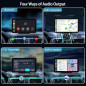 Écran Carplay sans fil 7 HD tactile portable avec Apple CarPlay, Android Auto, Bluetooth et GPS