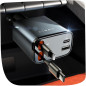 Chargeur Voiture Rétractable LISEN 69W USB-C Rapide, Accessoire Cadeau Noël pour iPhone 13-17 Pro Max