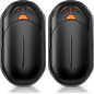 Chauffe-mains Rechargeables AI 2 pcs, Puce Intelligente, 20h Chauffage Sécurisé, Cadeau Noël