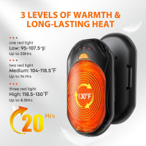 Rechargeable AI Hand Warmers 2 Pack – 20H Safe Heat, Portable Gifts
