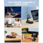 Support téléphone avec enceinte Bluetooth, son HD Surround, cadeau cool pour hommes, femmes, Noël et anniversaires Support téléphone avec enceinte Bluetooth, son HD Surround, cadeau cool pour hommes, femmes, Noël et anniversaires