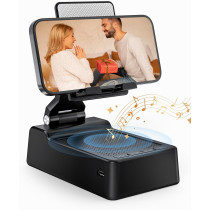 Bluetooth Phone Stand Speaker – Cool Gift for Men & Women, iPhone/Android Compatible