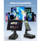 Support téléphone avec enceinte Bluetooth, son HD Surround, cadeau cool pour hommes, femmes, Noël et anniversaires Support téléphone avec enceinte Bluetooth, son HD Surround, cadeau cool pour hommes, femmes, Noël et anniversaires