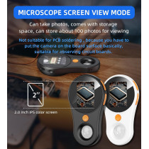 T TAKMLY USB Digital Microscope 500x Magnification with Light & Screen
