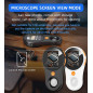 TAKMLY Portable USB Digital Microscope 500x Magnification, 2 IPS Screen, 200MP, Light, Windows & Mac Compatible TAKMLY Portable USB Digital Microscope 500x Magnification, 2 IPS Screen, 200MP, Light, Windows & Mac Compatible