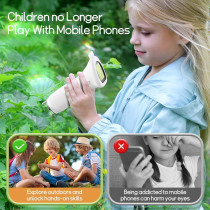 Microscope Portable Enfants - Loupe Numérique Éducative 3-11 ans