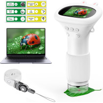 Portable Kids Microscope - Mini Digital Handheld Science Toy Gift