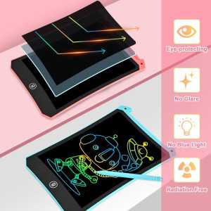 Cimetech Tablette Écriture LCD 8.5 2 pcs, Jouet Dessin Enfants 3-8 ans, Cadeau Noël Anniversaire
