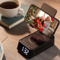 Support Téléphone avec Haut-Parleur Bluetooth et Horloge - Cadeau Idéal pour Homme et Femme Support Téléphone avec Haut-Parleur Bluetooth et Horloge - Cadeau Idéal pour Homme et Femme